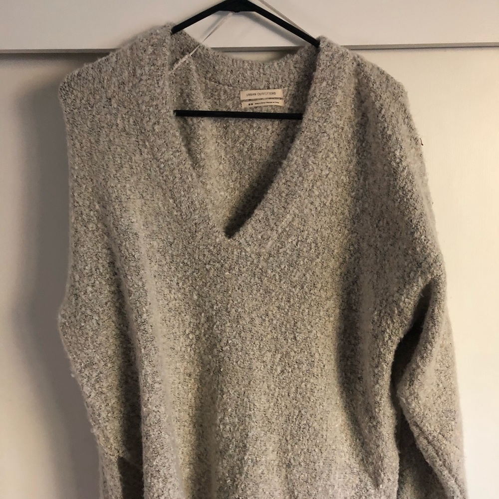 Gray Oversized Urban Outfitters Sweater